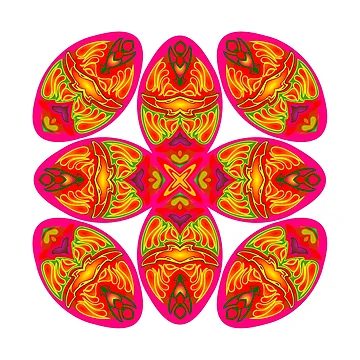 Artwork thumbnail, Color egg pattern by Elonium