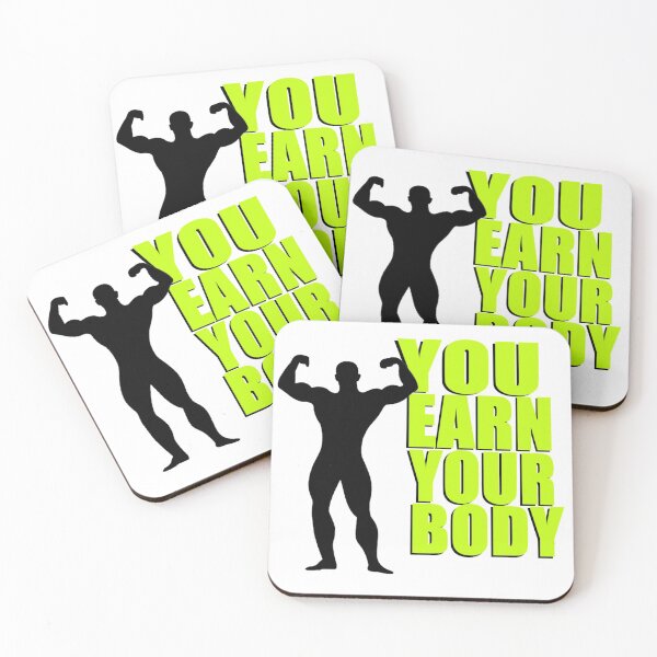Item preview, Your Earn Your Body - Lime & Black designed and sold by Awgie-Dawg.
