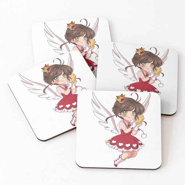 Item preview, SAKURA CLEAR CARD RED DRESS CUTE designed and sold by KyOo.