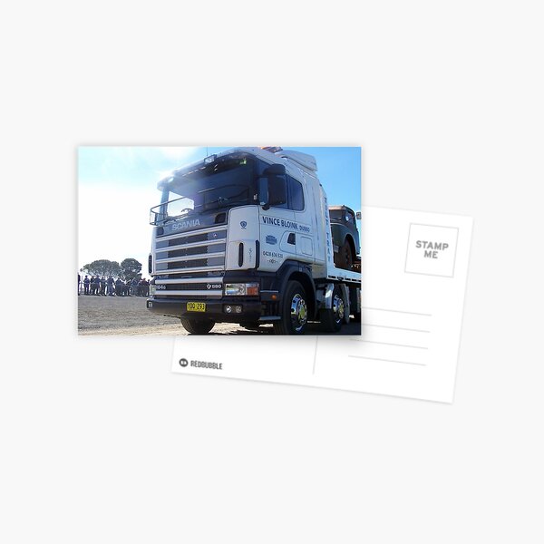 2004 Scania R164G V8 580 Highline - YOQ293 Postcard