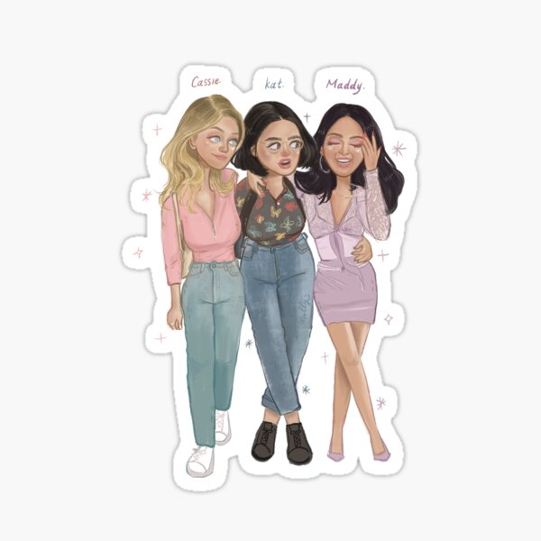 Lexi, Cassie and Maddy euphoria | Sticker