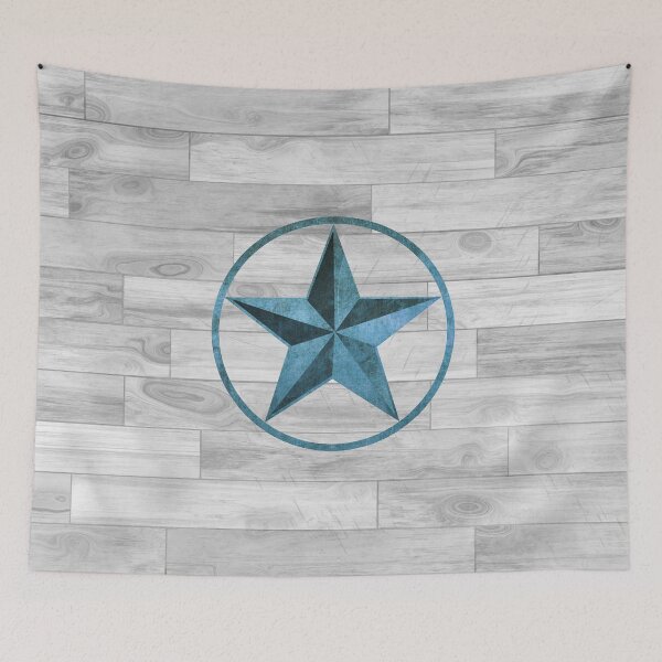 Item preview, Rustic Western Style Star (Blue) designed and sold by Jared Davies.