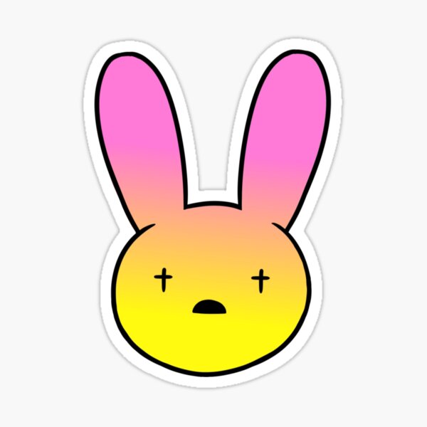 Download Bad Bunny X100pre Stickers | Redbubble