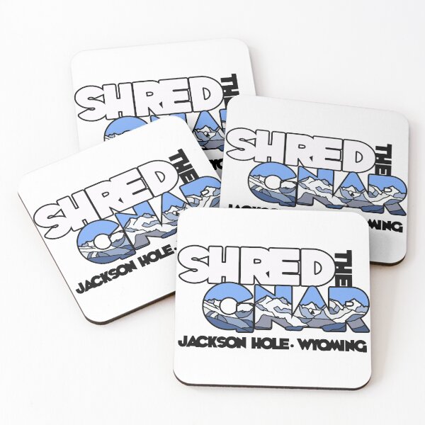Item preview, Shred the Gnar Jackson Hole designed and sold by elainerusso.