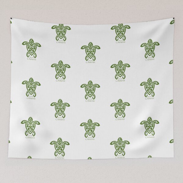 Item preview, Green Tribal Turtle / Grand Cayman designed and sold by srwdesign.