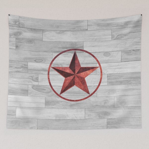 Item preview, Rustic Western Style Star (Red) designed and sold by Jared Davies.