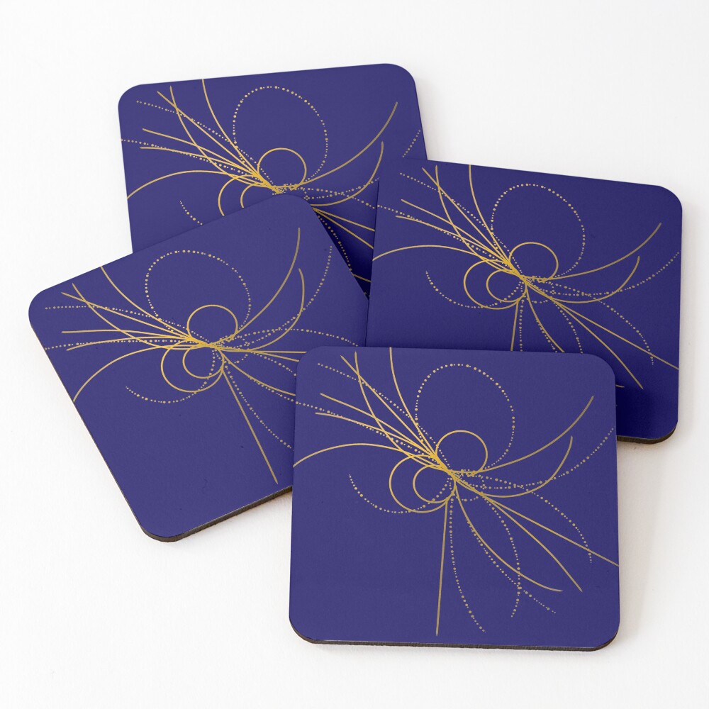 Higgs boson Coasters (Set of 4)