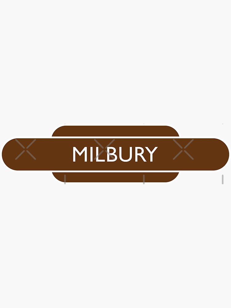 "Milbury Railway Station" Sticker for Sale by ChrisOrton Redbubble