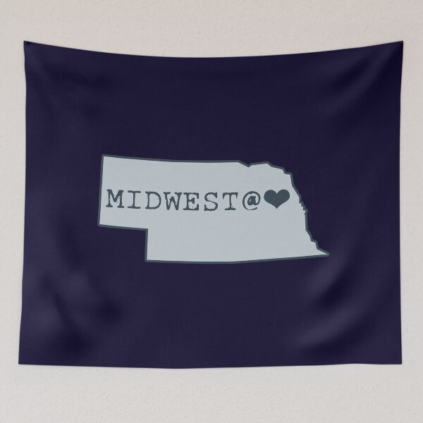 Item preview, Midwest at heart - Nebraska. . .the good life! NE shirt: #nebraska #midwest designed and sold by smooshfaceutd.