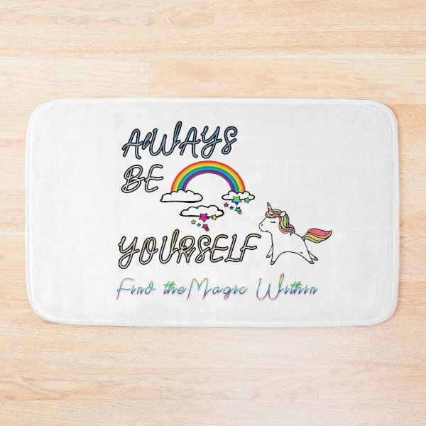 Item preview, Always Be Yourself Unicorn Magic designed and sold by Marianne Madson.
