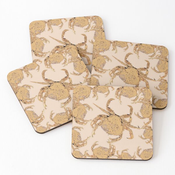 Item preview,  CREAM COLORED SHORE CRAB ART  designed and sold by sharlesart.