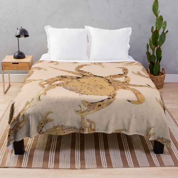 Item preview,  CREAM COLORED SHORE CRAB ART  designed and sold by sharlesart.
