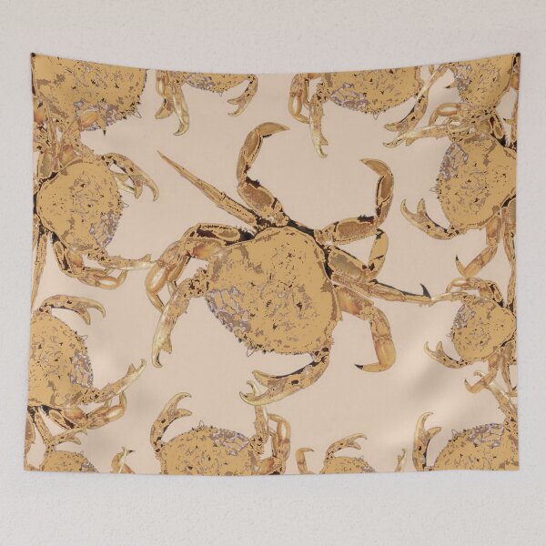 Item preview,  CREAM COLORED SHORE CRAB ART  designed and sold by sharlesart.