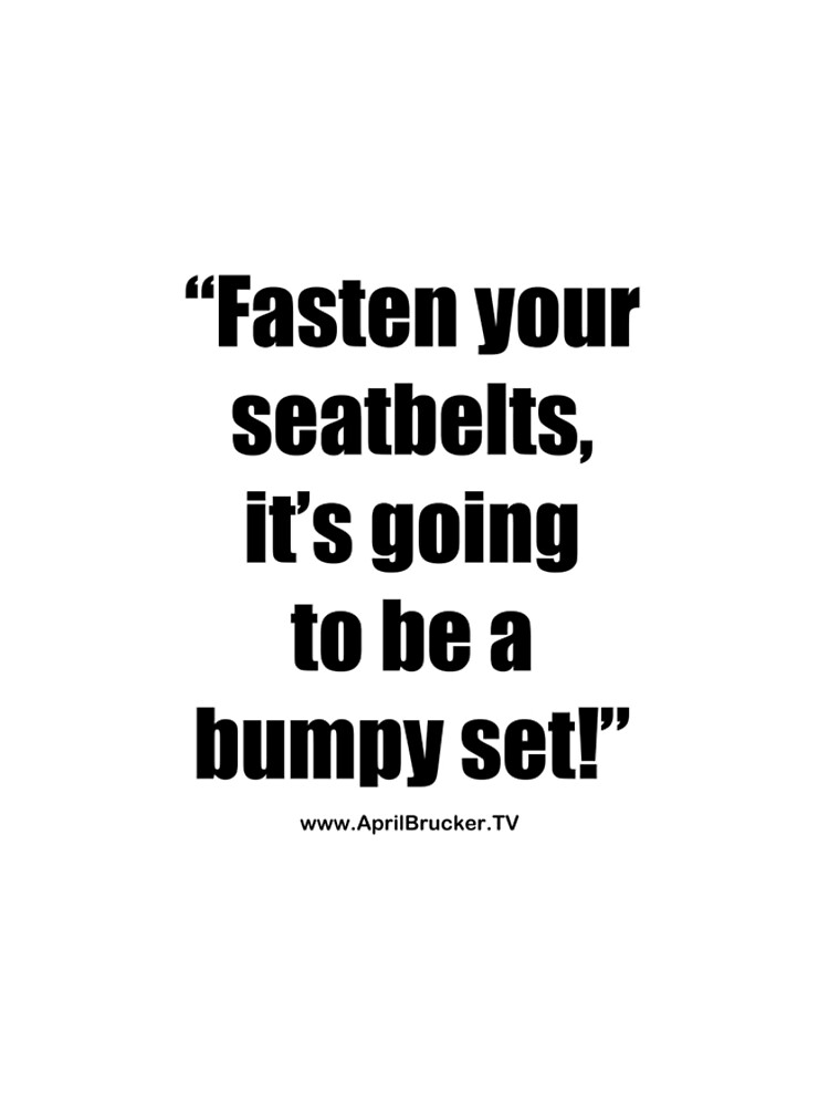 Fasten Your Seatbelts! by AprilB