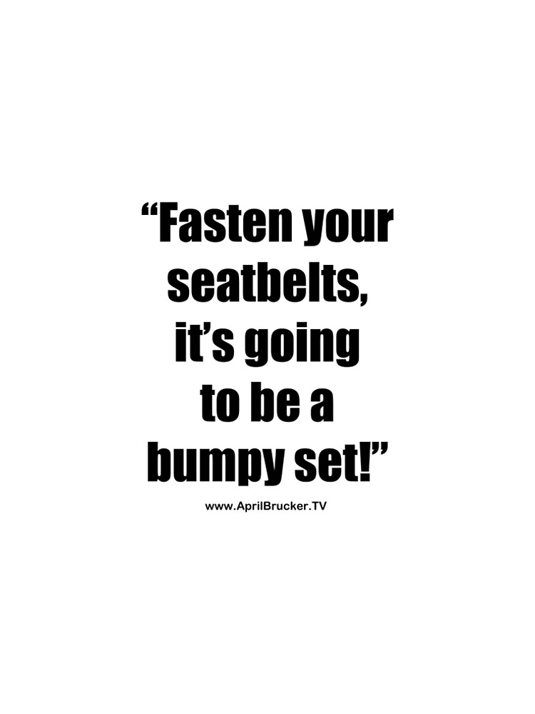 Fasten Your Seatbelts! by AprilB