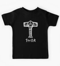 Thor (white version) Kids Tee