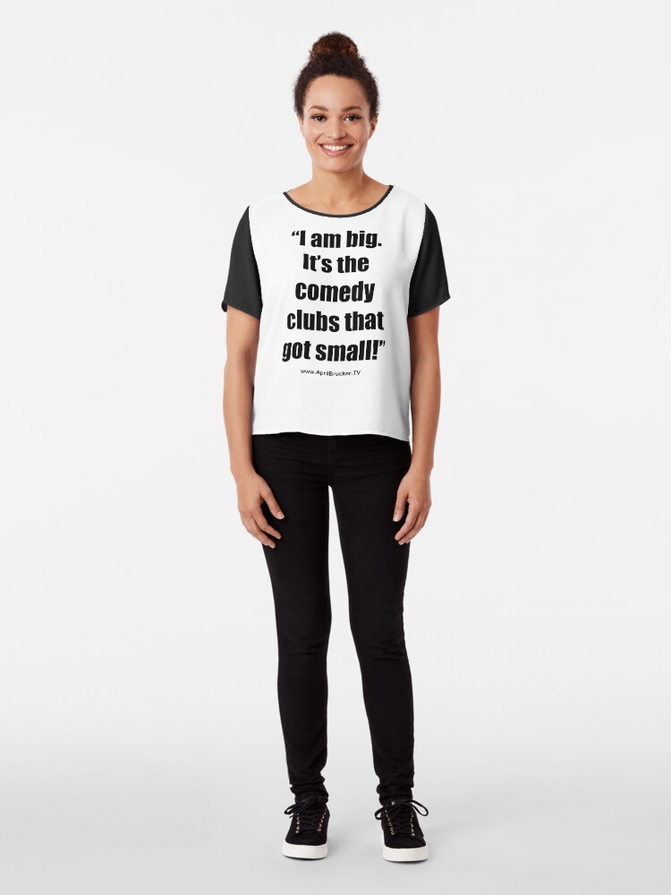 Alternate view of The Comedy Clubs Got Small! Chiffon Top