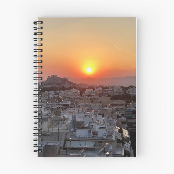 Item preview, Greece - Athens sunset in the central business district designed and sold by renprovo.