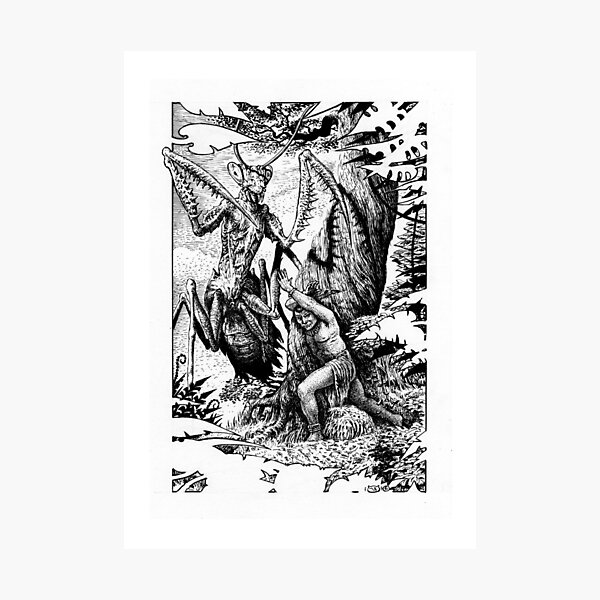 Giant Mantis Photographic Print
