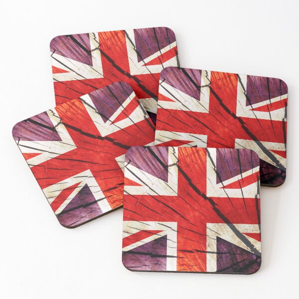 Item preview, Flag of the United Kingdom - Tree Trunk Wood Lumberjack Carpenter Labor Flags Grunge Outdoor designed and sold by Dr-Pen.