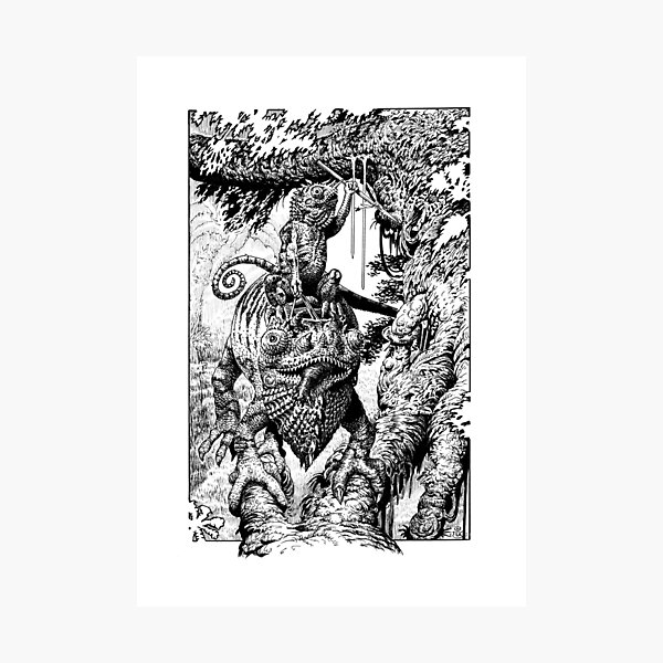 Chameleon Warrior Photographic Print