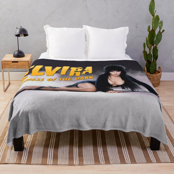 Elvira MotD Prone Throw Blanket