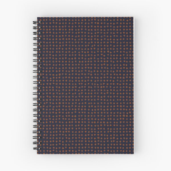 Item preview, Navy & Rust VII Soft Pastel Rust Dots designed and sold by BlertaDK.