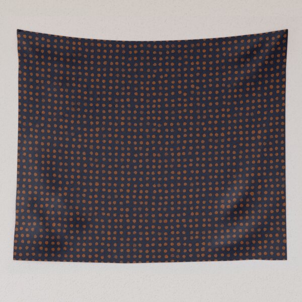 Item preview, Navy & Rust VII Soft Pastel Rust Dots designed and sold by BlertaDK.
