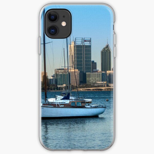 Perth Skyline from Matilda Bay iPhone Soft Case