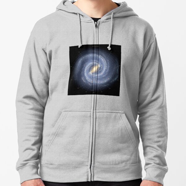 Milky Way Galaxy - #MilkyWay #Galaxy,  Zipped Hoodie