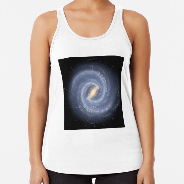 Milky Way Galaxy - #MilkyWay #Galaxy,  Racerback Tank Top