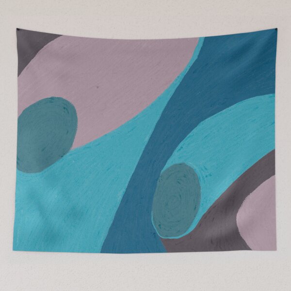 Item preview, Mauve & Blue III Soft Pastel designed and sold by BlertaDK.