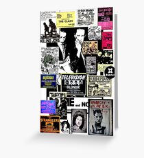 Punks are dead, not their music Greeting Card