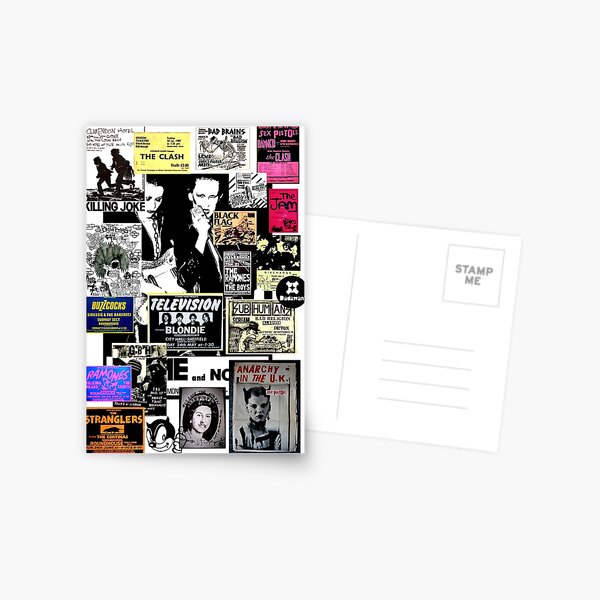 Punks are dead, not their music Postcard