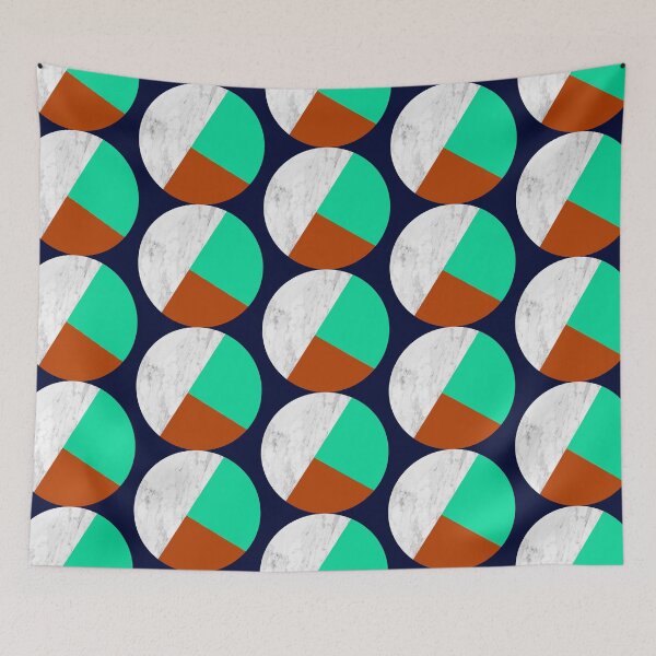Item preview, Abstract Teal, Orange and Marble Modern Minimalism designed and sold by AllisonDelDuca.