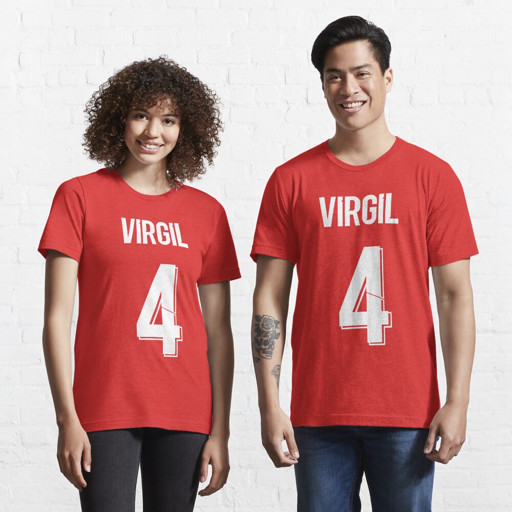 Prominent motor Doodskaak Virgil Van Dijk Jersey Name + Number" Essential T-Shirt for Sale by  russell7lee | Redbubble