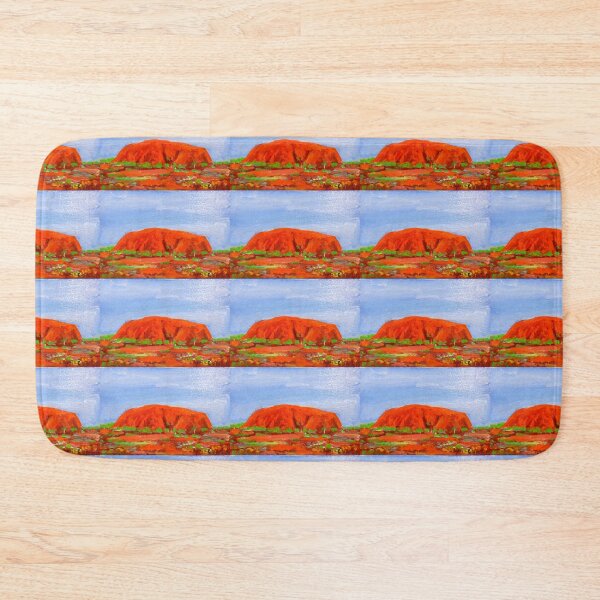 Item preview, Uluru , "postcard size art piece " designed and sold by ginnymac.