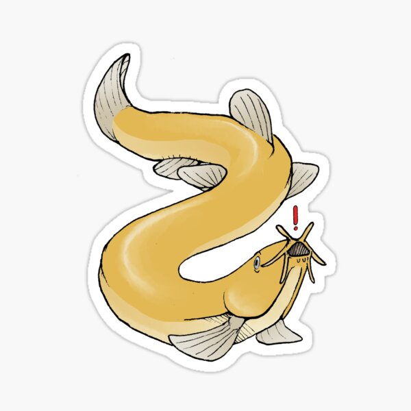 Exclamatory Dojo Loach Sticker
