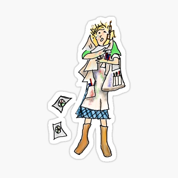 No One: Art Teachers: Original Illustration. Sticker