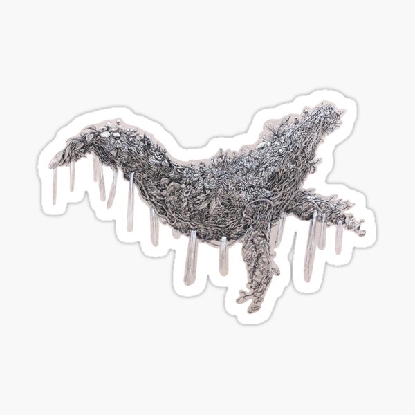 Nature Whale Sticker Sticker