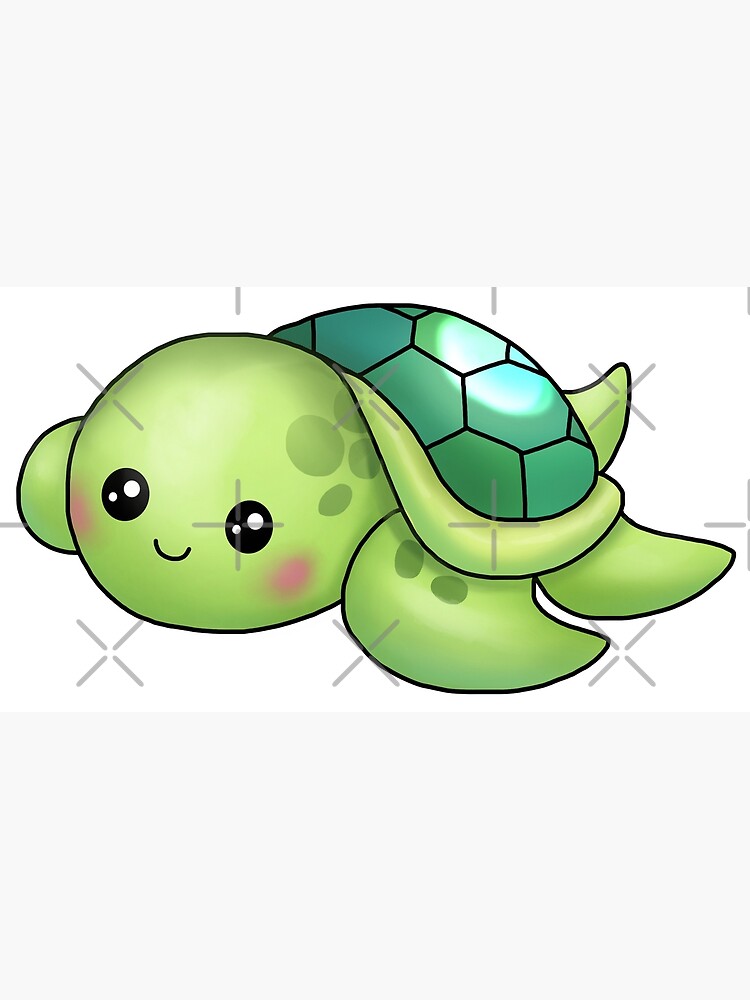 Cute Turtle Kawaii Clipart Graphic by Poster Boutique · Creative