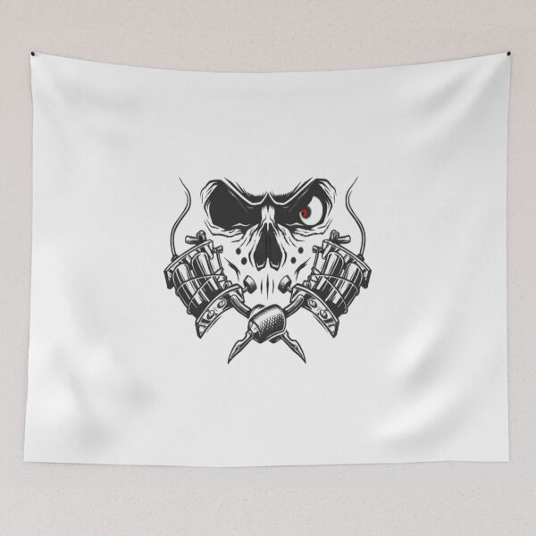 Item preview, Skull tattoo designed and sold by marcosprimar.