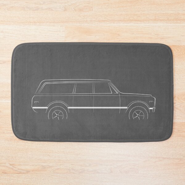 Item preview, 1972 Chevy C10 suburban 4x4 - profile stencil, white designed and sold by mal-photography.