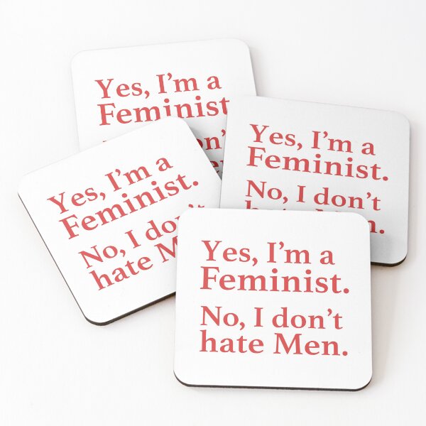 Item preview, Yes, I'm A Feminist. No, I Don't Hate Men. designed and sold by russell7lee.