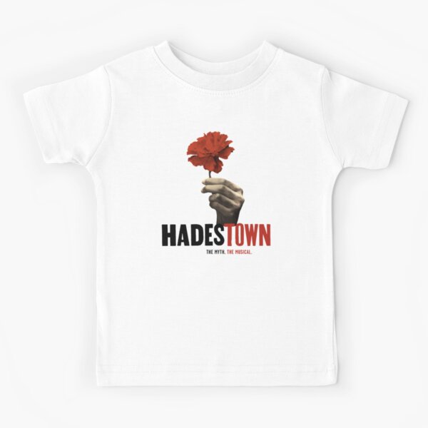Hadestown The Musical T-Shirt| Broadway Musicals Shirt| Hades Town Flower Sticker Kids T-Shirt