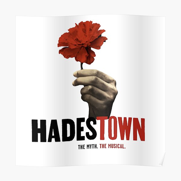 "Hadestown The Musical TShirt Broadway Musicals Shirt Hades Town Flower Sticker " Poster for