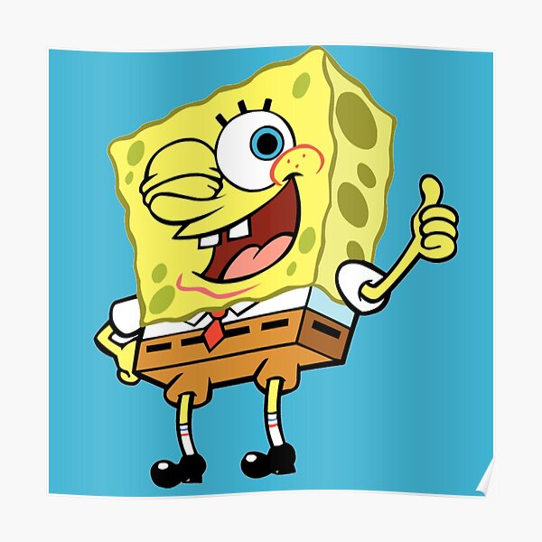 Spongebob Squarepants Poster For Sale By Ss52 Redbubble 4363