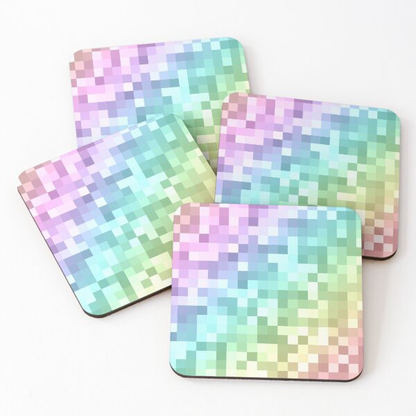 Item preview, Rainbow Pixel pattern designed and sold by BiscuitSnack.