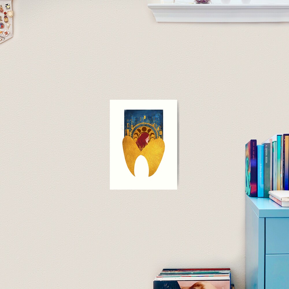 in the beginning Art Print