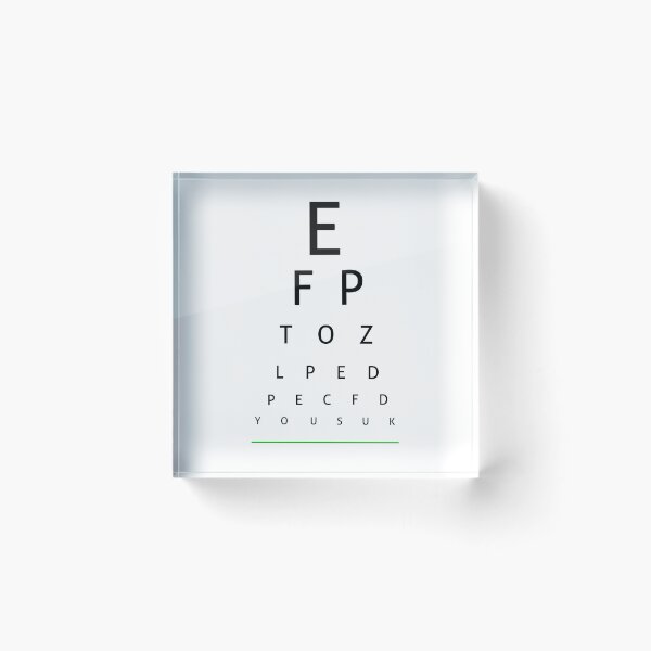Item preview, Vision Test designed and sold by modernzen.